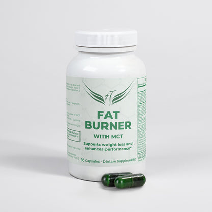 Fat Burner with MCT Oil | Weight Management & Metabolism Support Supplement | 90 Capsules with L-Carnitine & Chromium