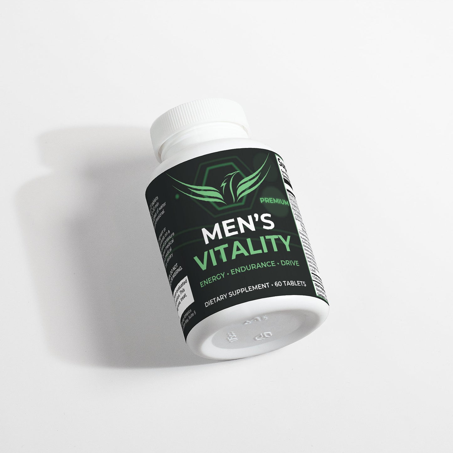 Men's Vitality | Natural Stamina & Energy Enhancement Formula | 60 Tablets with Tongkat Ali & Ginseng