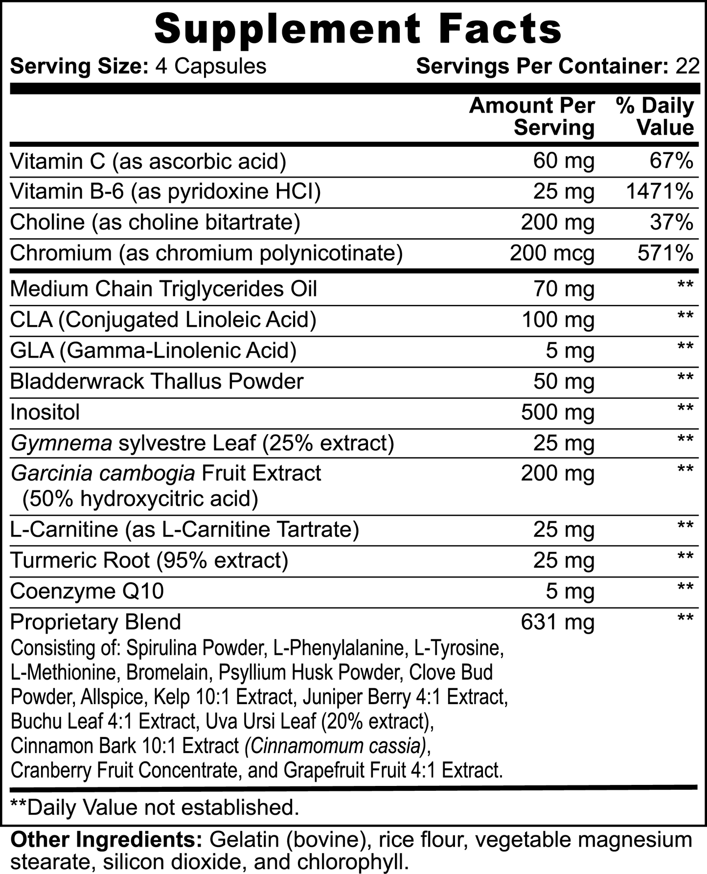 Fat Burner with MCT Oil | Weight Management & Metabolism Support Supplement | 90 Capsules with L-Carnitine & Chromium